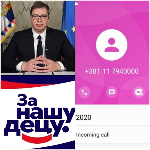 Aleksandar Vučić i njegov Call centar