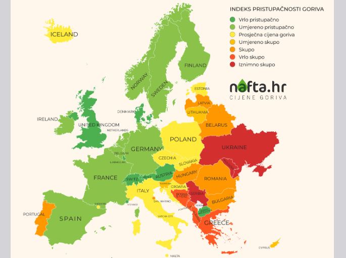 Cene goriva Nafta.hr