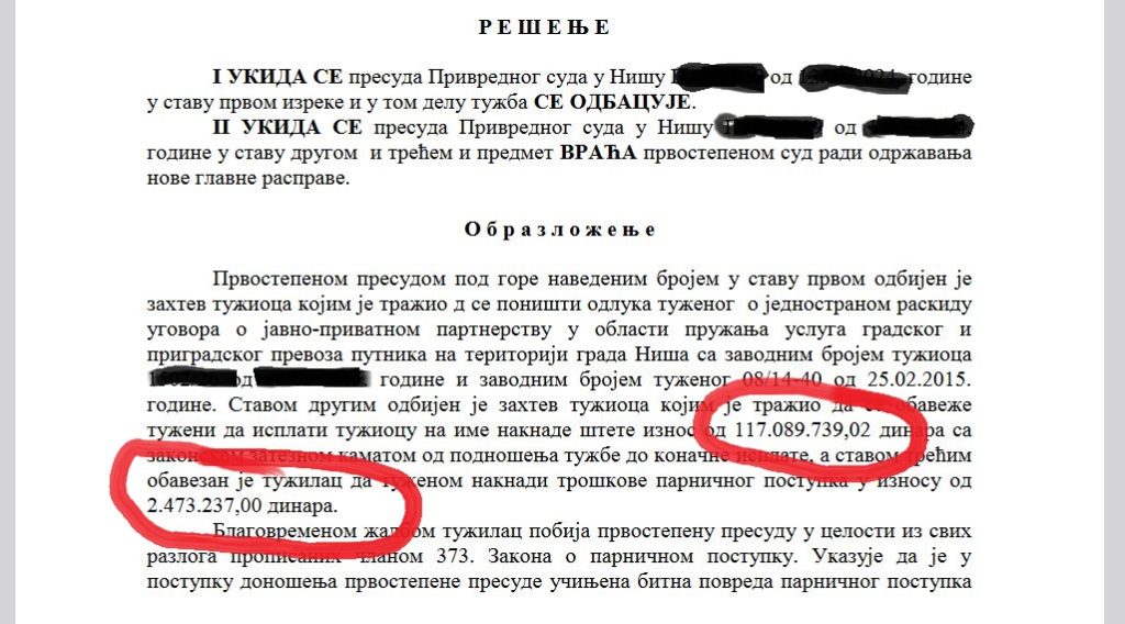 Direkcija deo presude Ćurdić