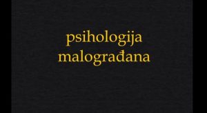 Psihologija malograđanina