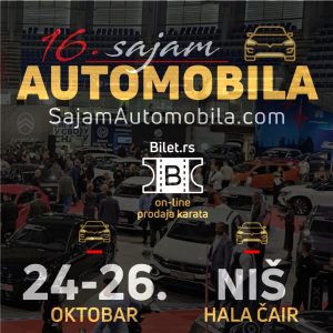 Počinje 16. Sajam automobila u Nišu. Premijere, novi brendovi i bogat prateći program!