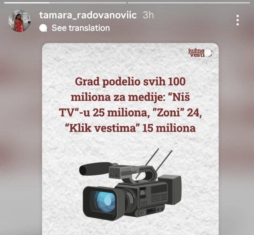 južne vesti - radovanović